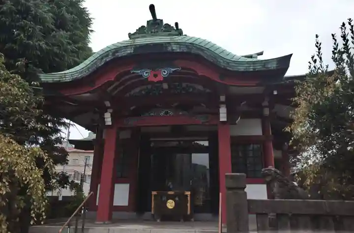 筑土八幡神社の本殿・本堂