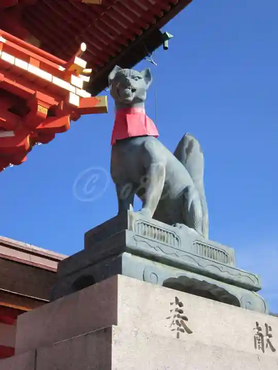 伏見稲荷大社の狛犬