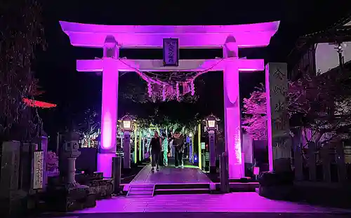 金蛇水神社の鳥居