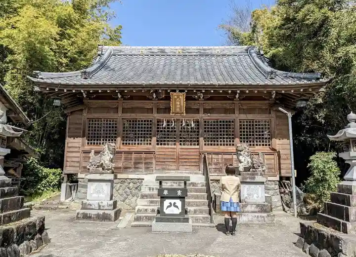 梶屋八幡神社の本殿・本堂