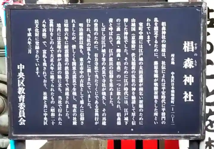 椙森神社の歴史