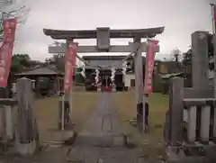 正一位稲荷神社の鳥居