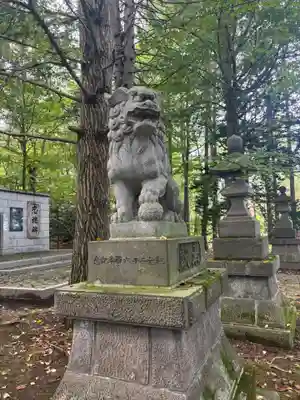 音更神社の狛犬