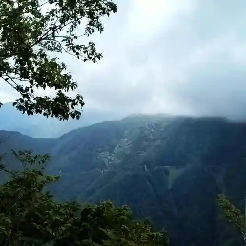 三峯神社奥宮の景色