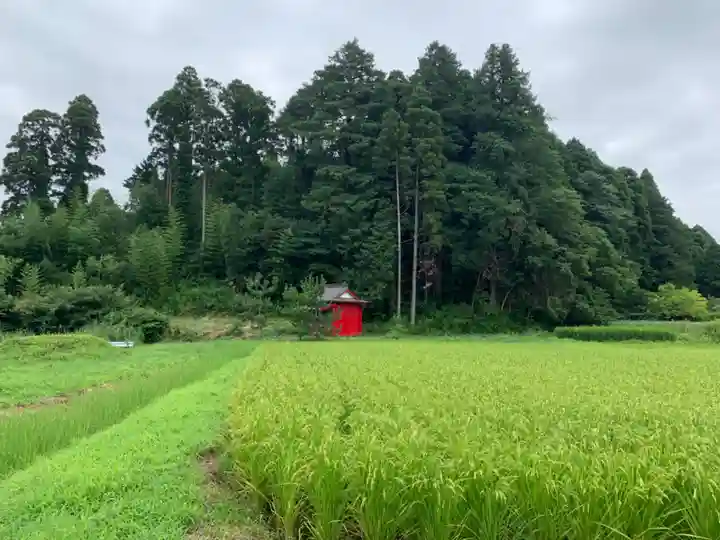 神社(名称不明)の周辺