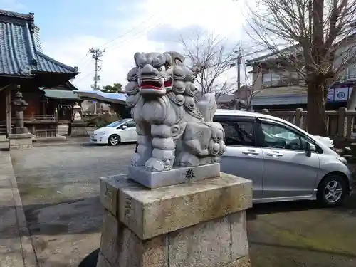 乙子神社の狛犬