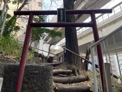 上目黒氷川神社の鳥居