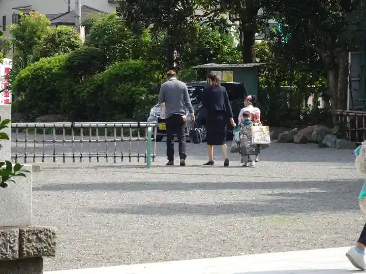 亀ケ池八幡宮の七五三参