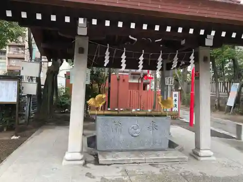 富岡八幡宮の手水舎