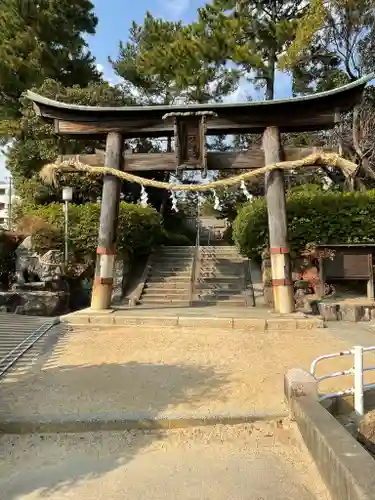 森・深江・青木 総氏神　稲荷神社の鳥居