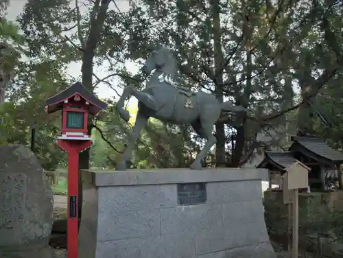 山名八幡宮の狛犬