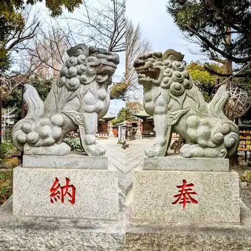 菊田神社の狛犬