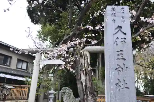 岩槻久伊豆神社の鳥居