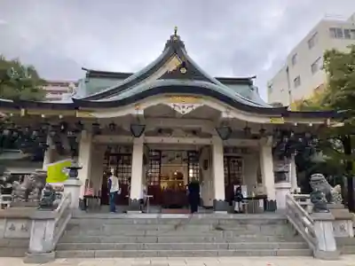 難波八阪神社の本殿・本堂