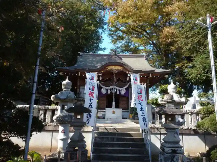 栗原神社の本殿・本堂