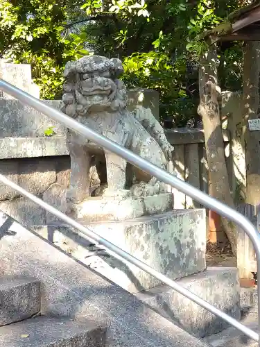 阿智神社の狛犬