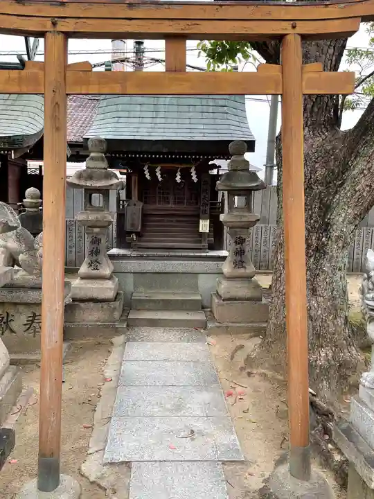 長瀨神社の末社・摂社