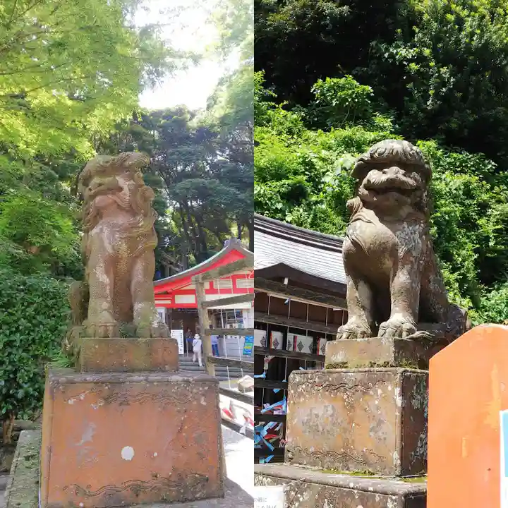 江島神社の狛犬