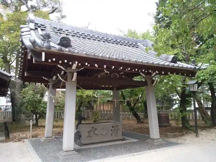 神明神社(高棚神明神社)の手水舎