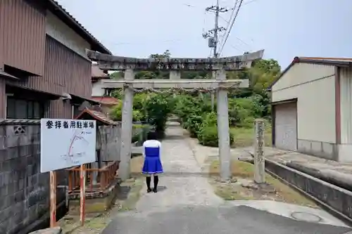許曾志神社の鳥居