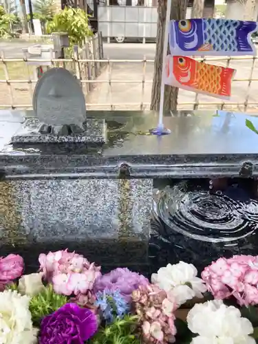 新琴似神社の手水