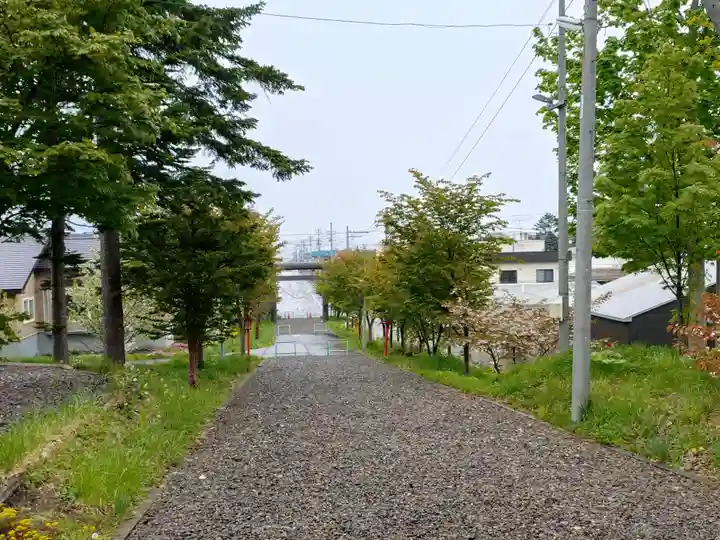 雄武神社の景色