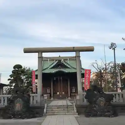 胡録神社の鳥居