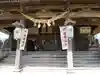 放生津八幡宮の本殿・本堂