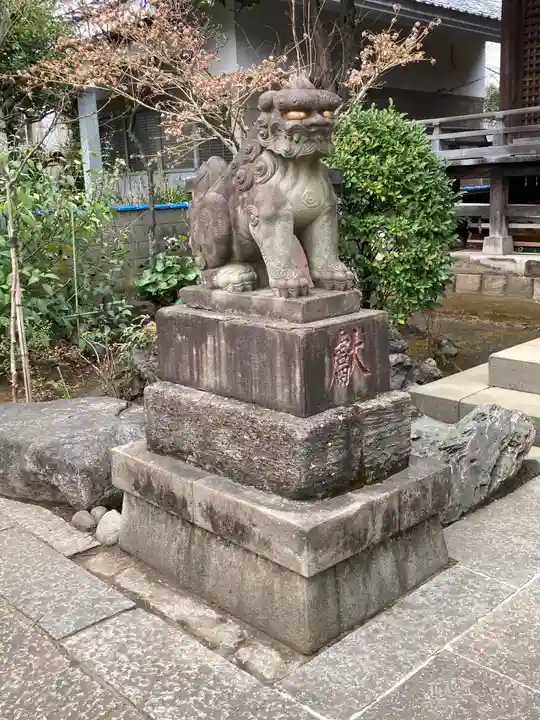 白山神社の狛犬