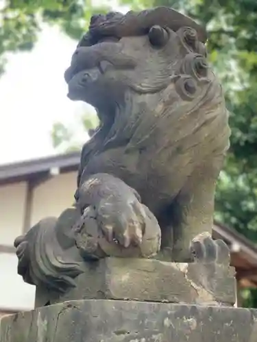 多摩川浅間神社の狛犬