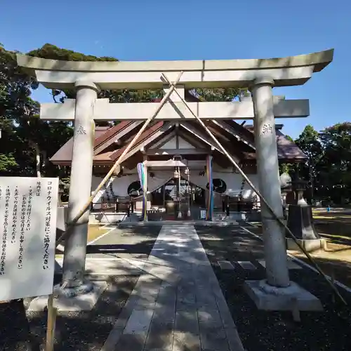 佐波波地祇神社の鳥居