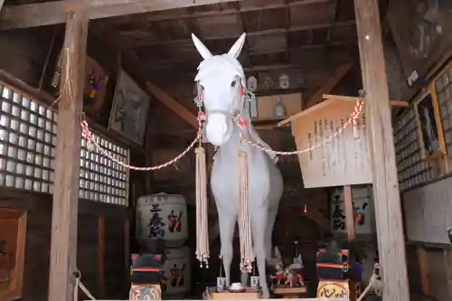 三春大神宮の狛犬