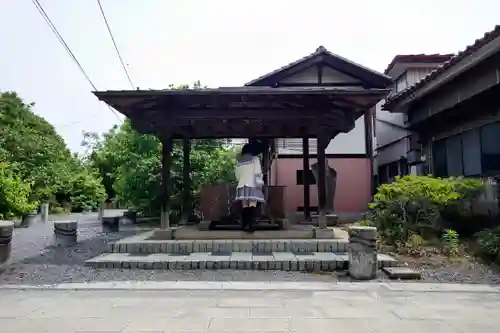 板倉雷電神社の手水舎