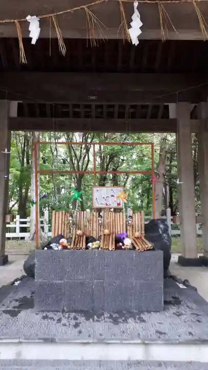 上川神社の手水舎