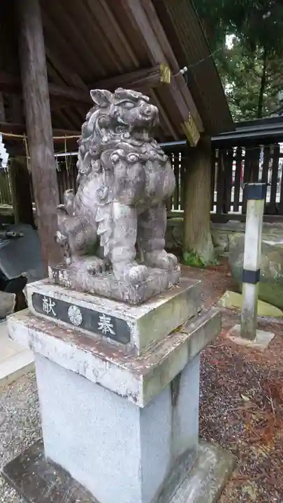 飛騨総社の狛犬