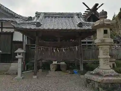 神館飯野高市本多神社の手水舎