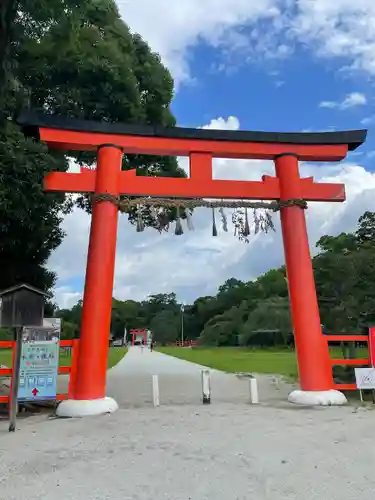 賀茂別雷神社（上賀茂神社）の鳥居