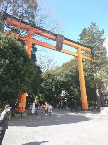 川越氷川神社の鳥居