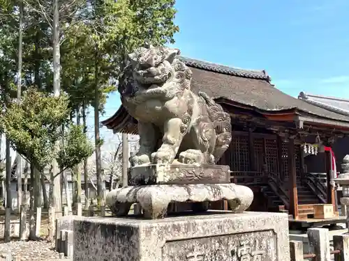 高木神社の狛犬