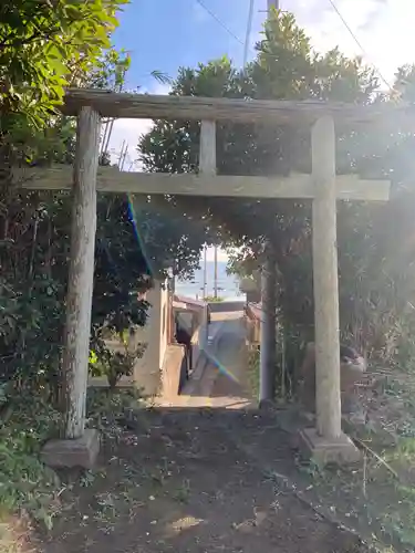 龍宮神社の鳥居