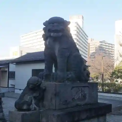 小松川神社の狛犬