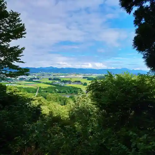 胡四王神社の景色