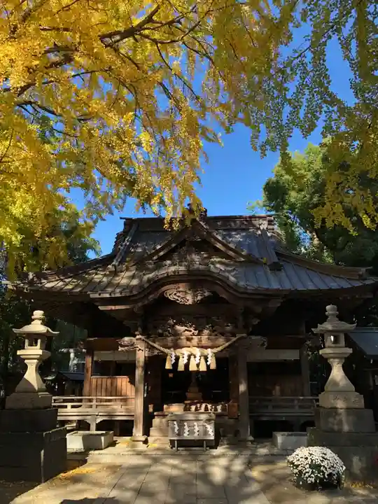 田無神社の本殿・本堂