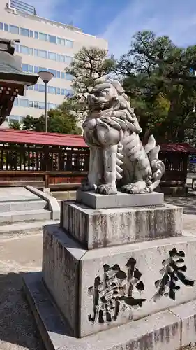 警固神社の狛犬