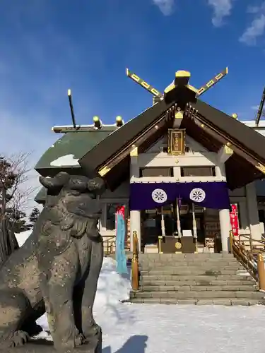 烈々布神社の狛犬