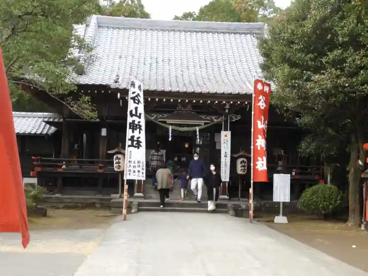 谷山神社の本殿・本堂