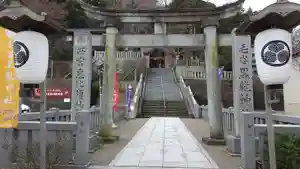 毛谷黒龍神社の鳥居