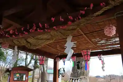 阿久津「田村神社」（郡山市阿久津町）旧社名：伊豆箱根三嶋三社の手水舎
