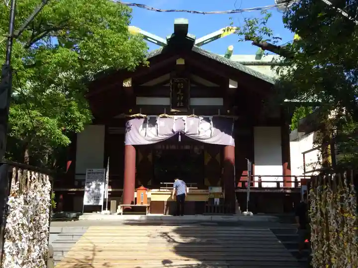 稲毛神社の本殿・本堂