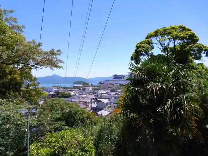 妙見神社の景色